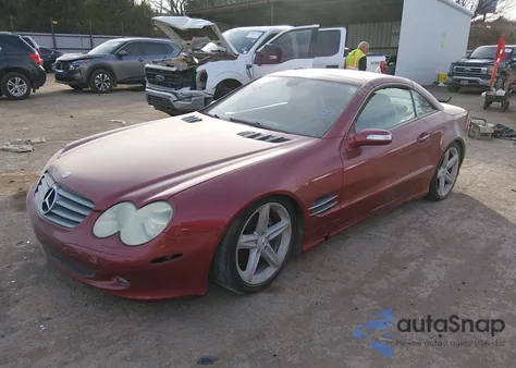 2005 Mercedes-Benz Sl 500 из США, поврежденный, VIN WDBSK75F15F092280